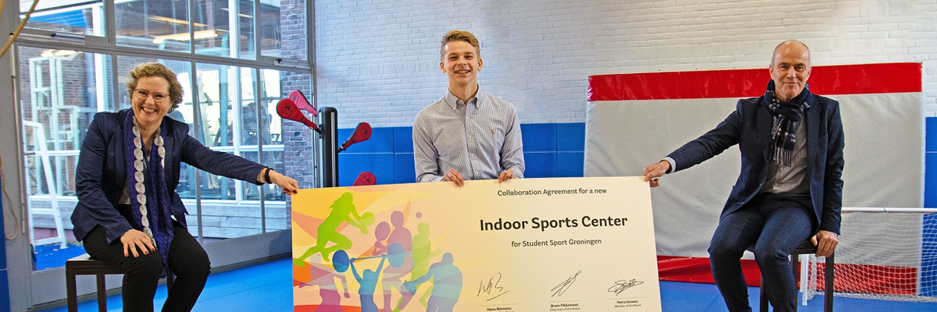 Agreement on new build Sports Center on Zernike Campus