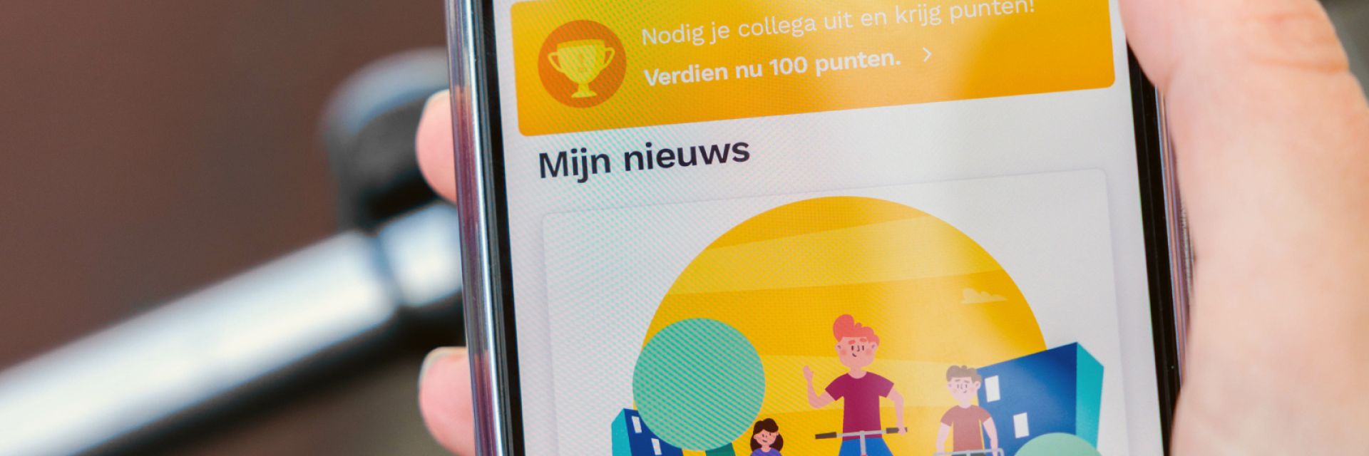 Special bike app Trappie during Operation Ring South