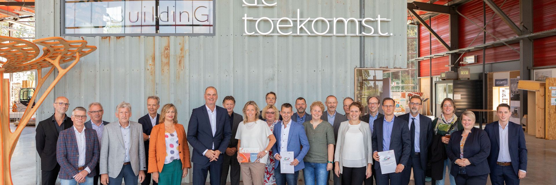 Earthquake resilient straw pavilion opened at Zernike Campus