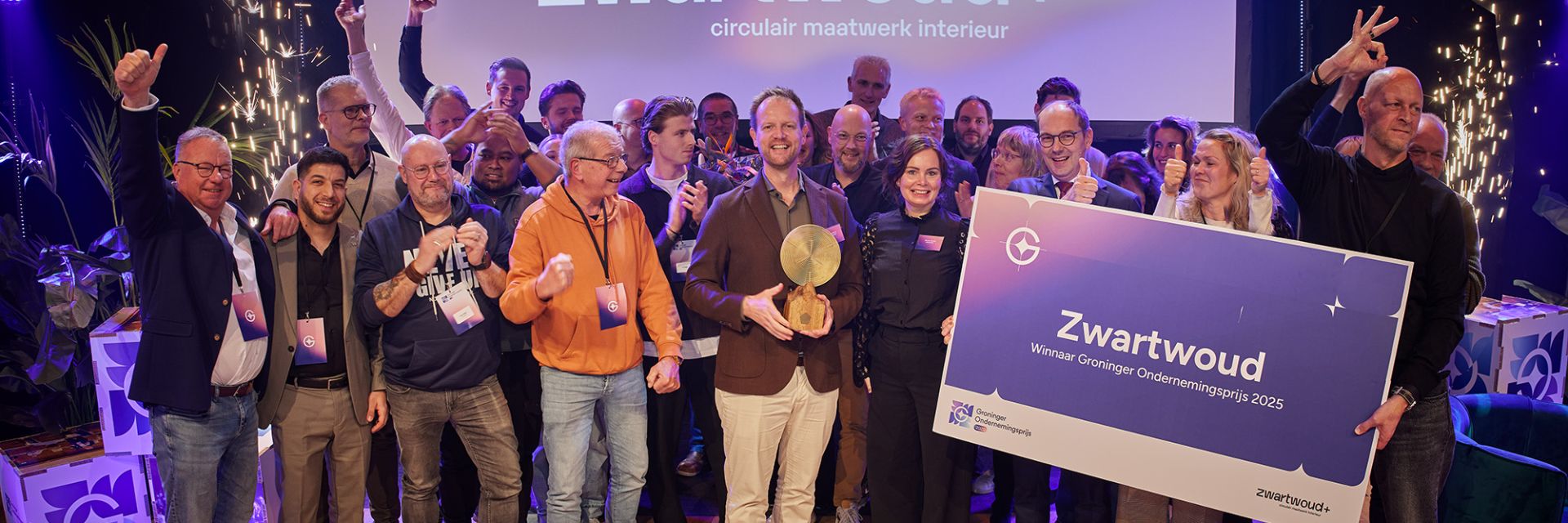 The winner of the Groninger Ondernemingsprijs 2025 has been announced: Zwartwoud!