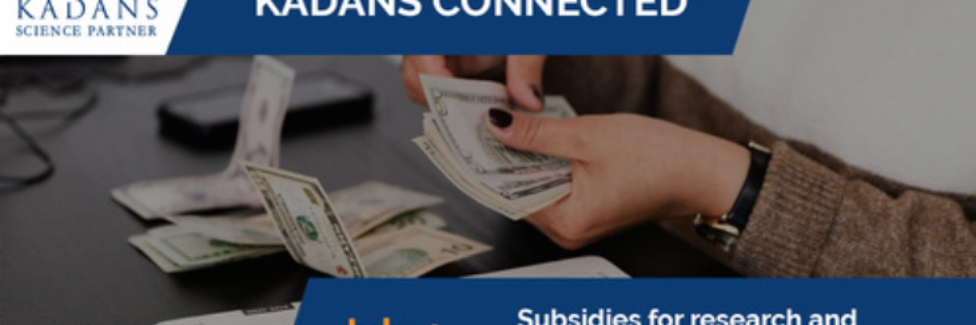 Kadans Connected - Subsidies for research and development processes