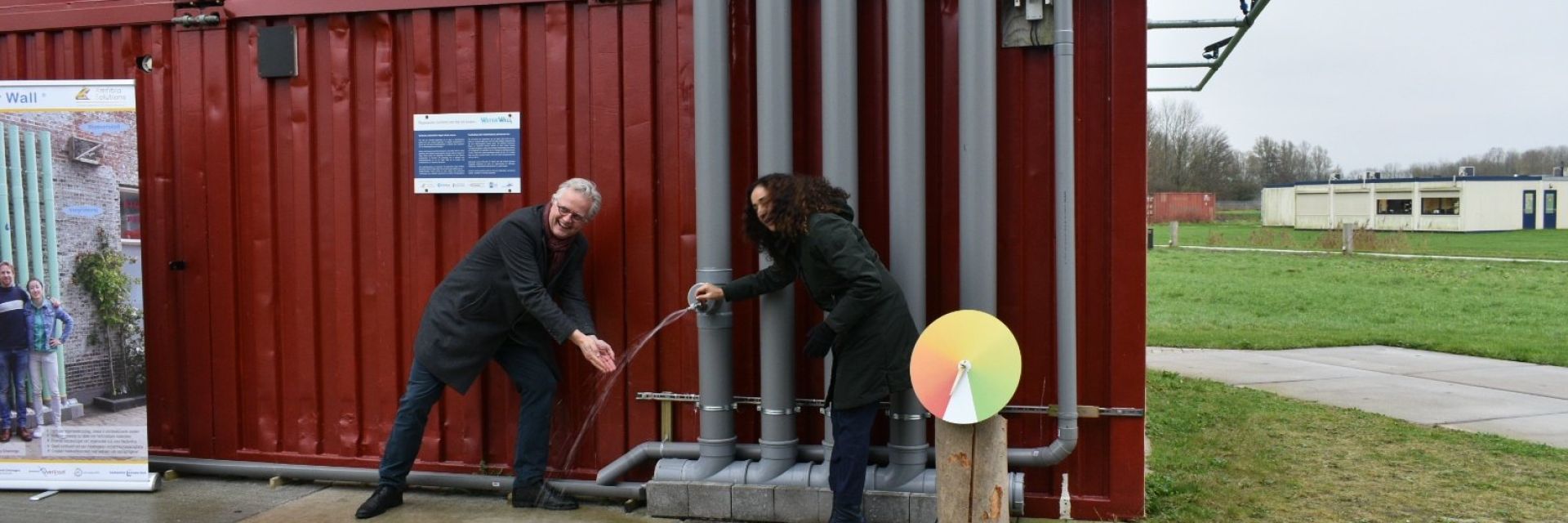 New on Zernike Campus in battle for climate adaptation: the Water Wall