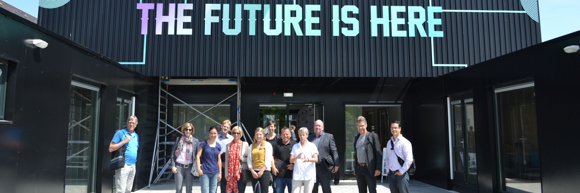 Colleagues from Bremen visiting Campus Groningen