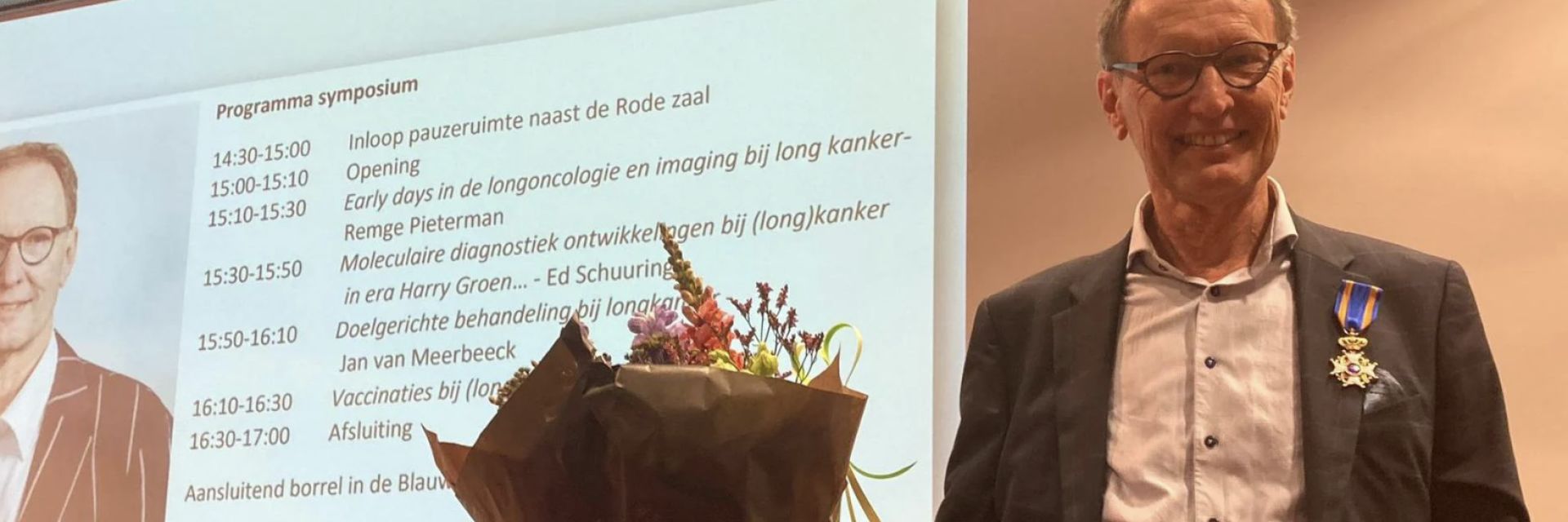 Royal award for 'innovator in lung cancer care' Harry Groen