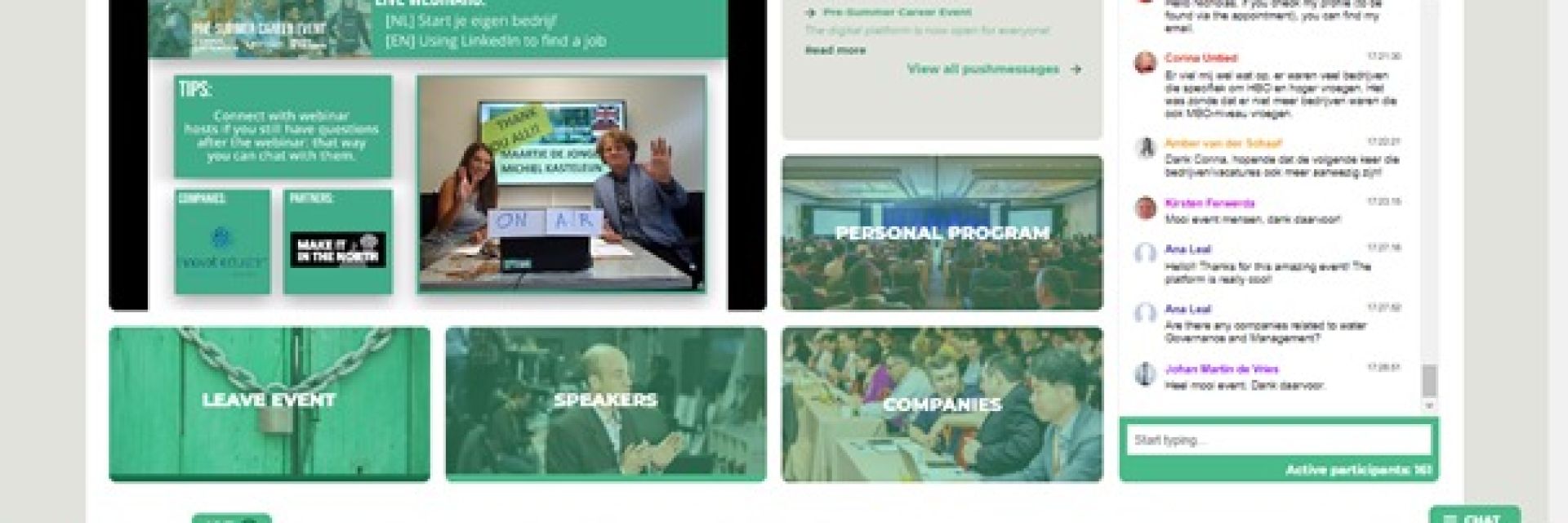 First online career fair was a success