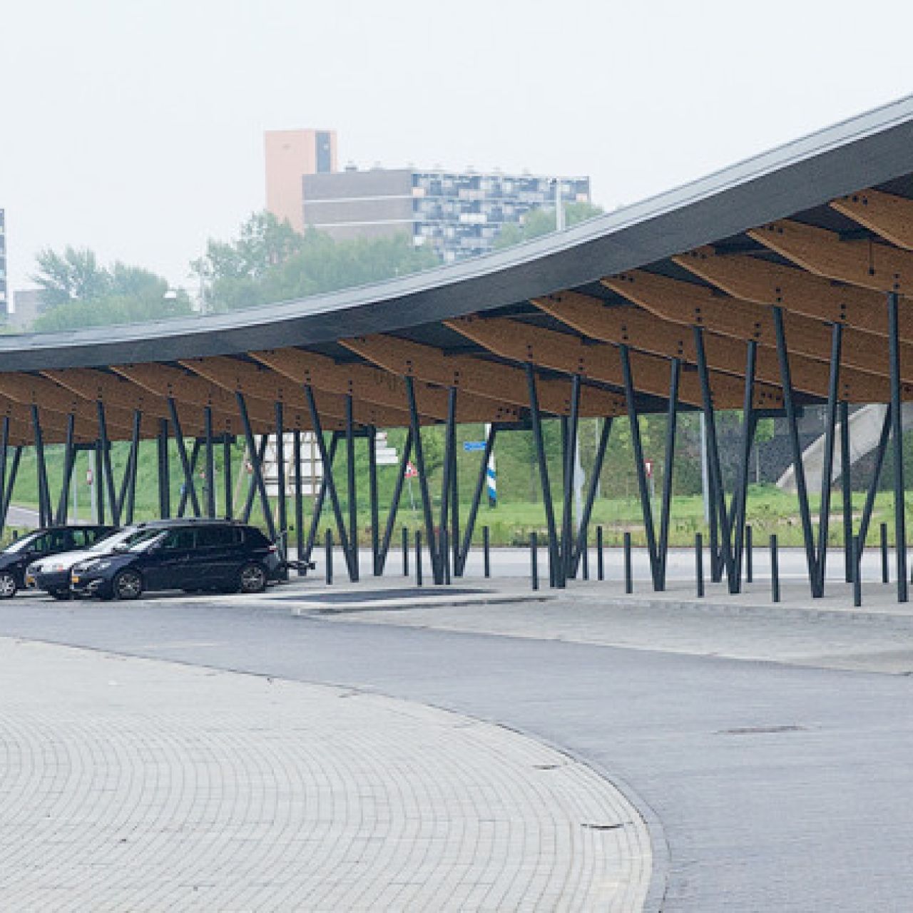 More bicycle parking facilities at Park and Ride (P+R) sites and bus stops