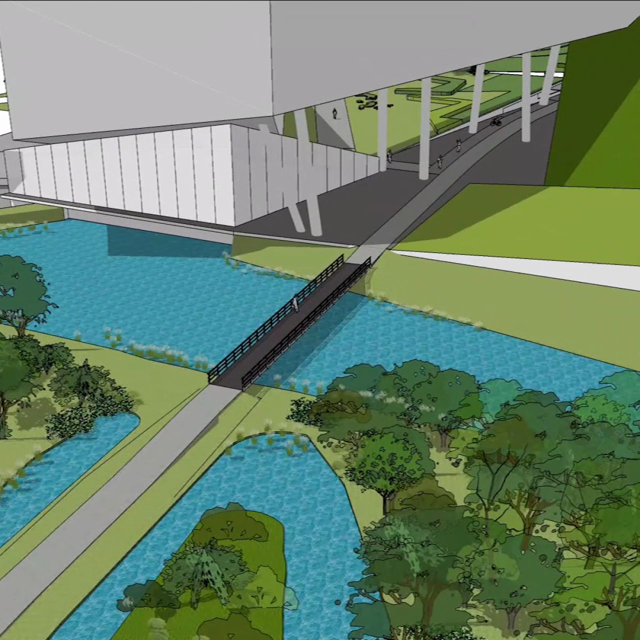 Bike bridge Penningsdijk