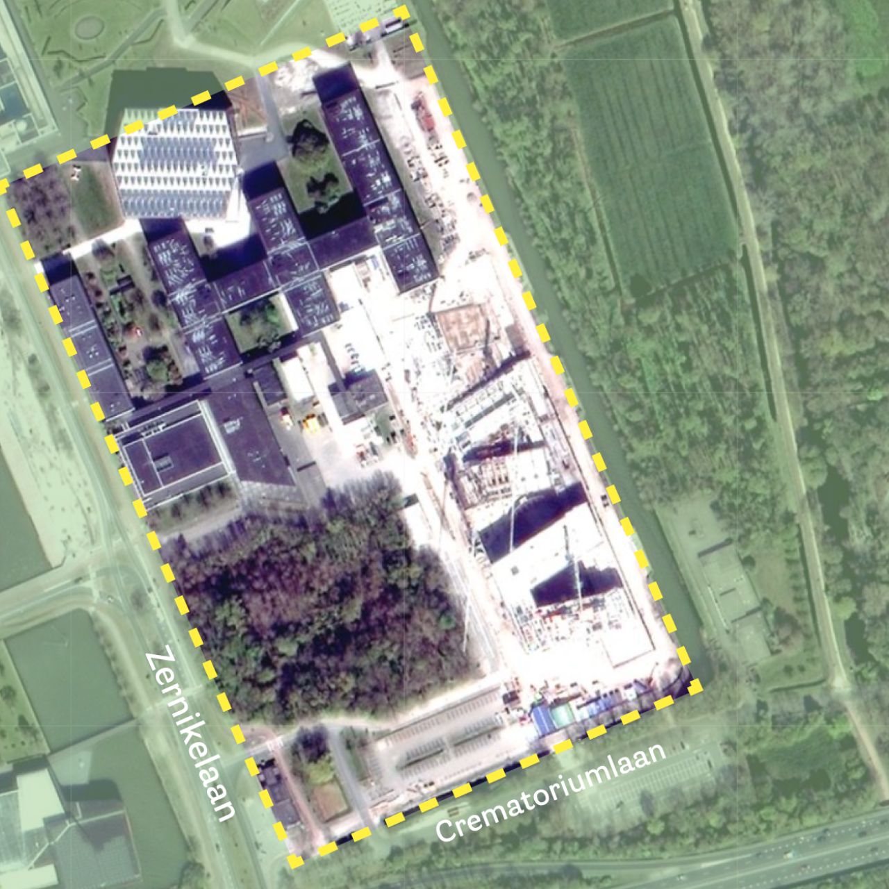 Entrance park Zernike Campus