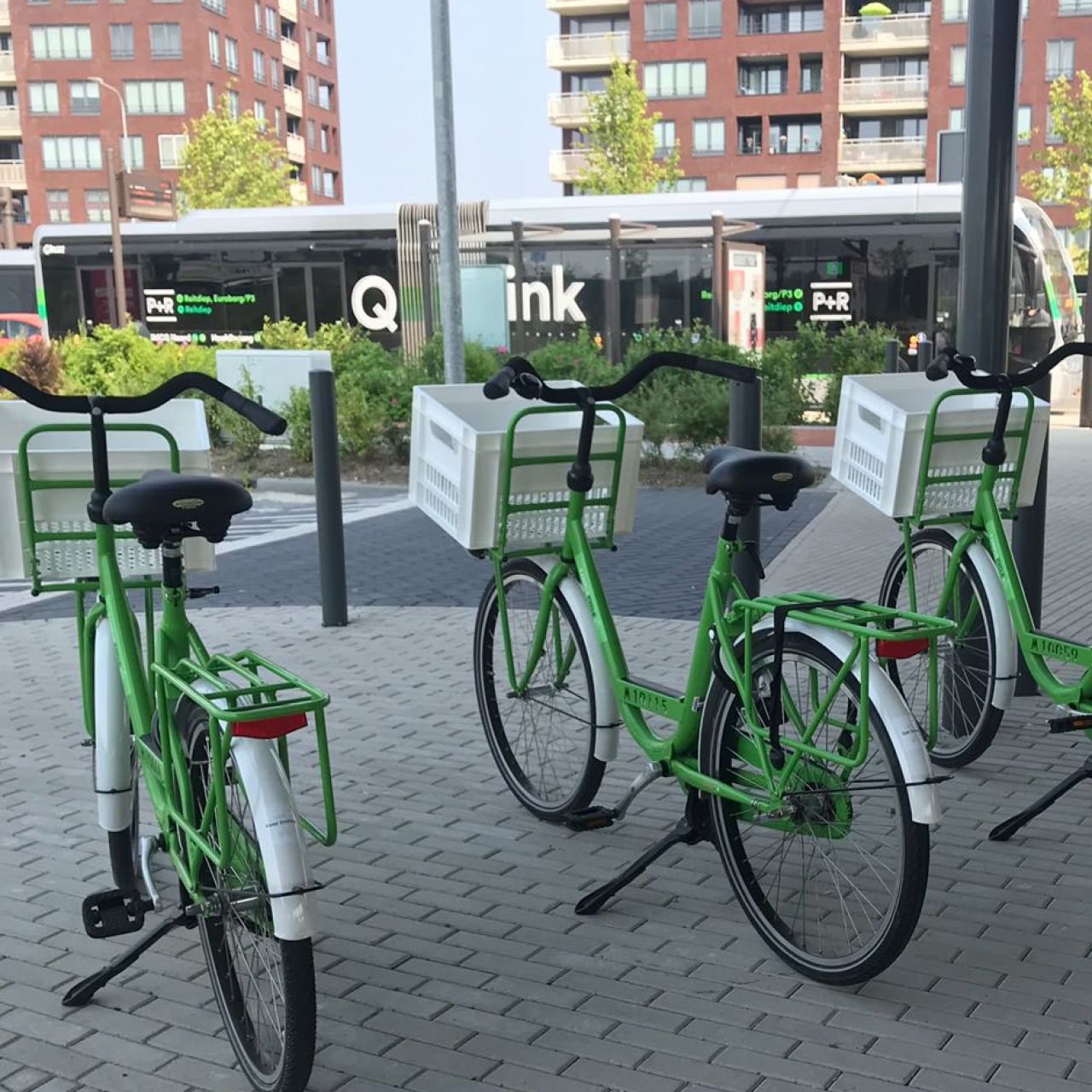 Campus Cycle: shared bikes on P+R Reitdiep, Avebe and Start-up City