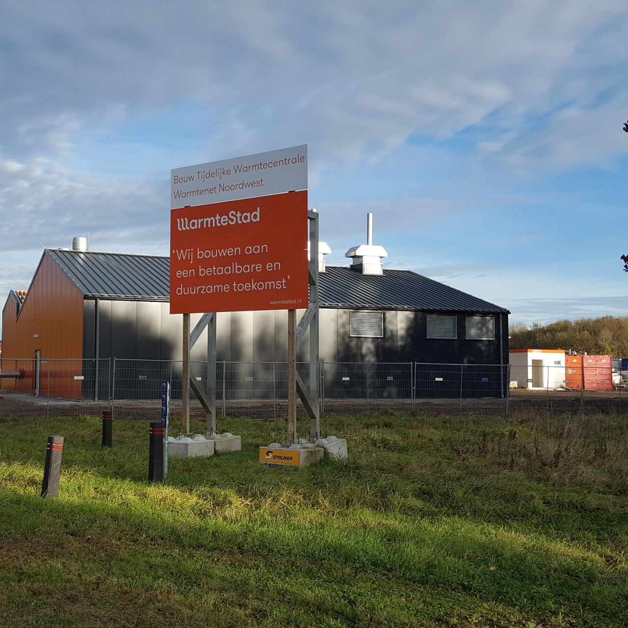 Tijdelijke warmtecentrale WarmteStad