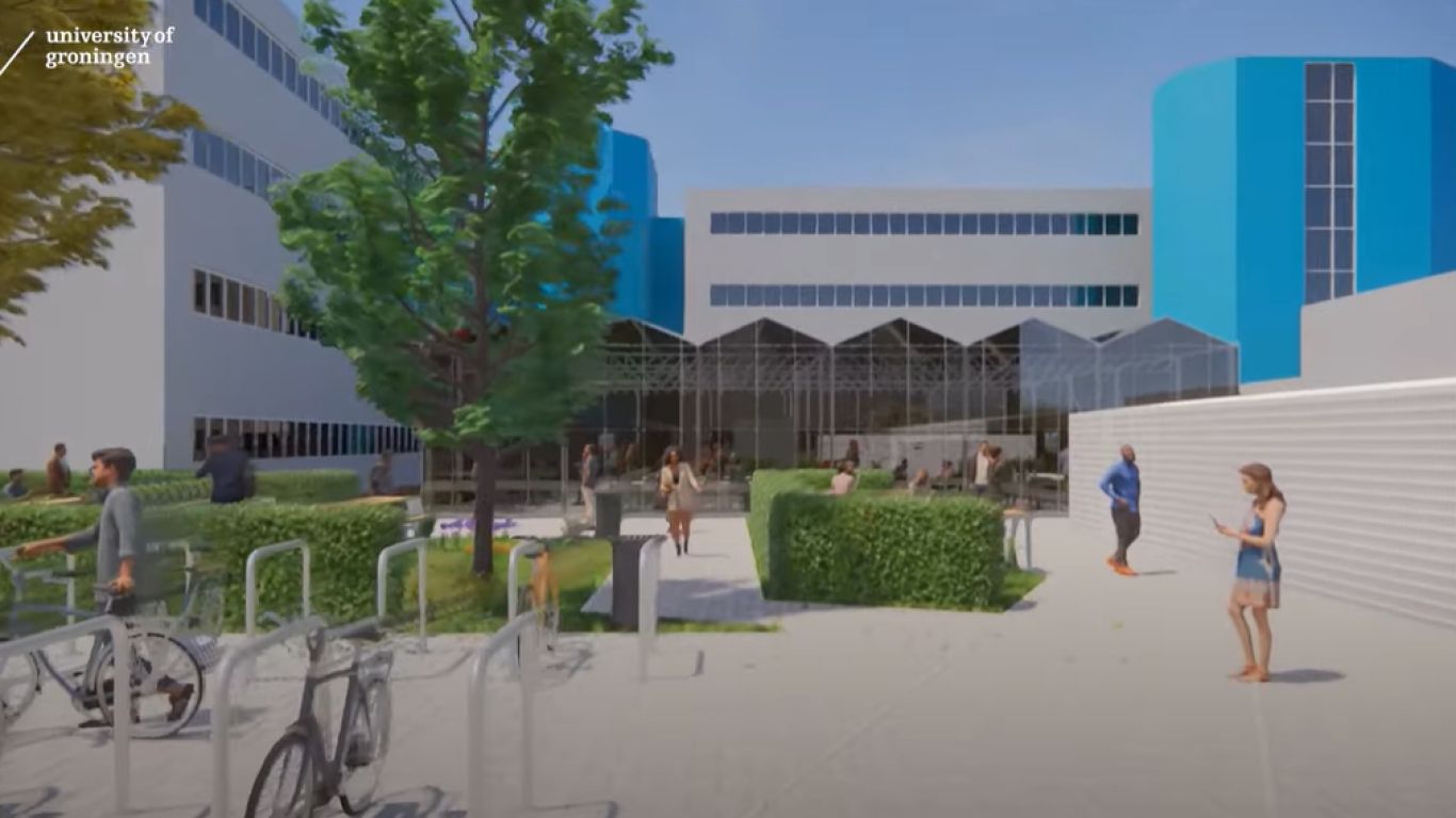 Impression of the pop-up lounge