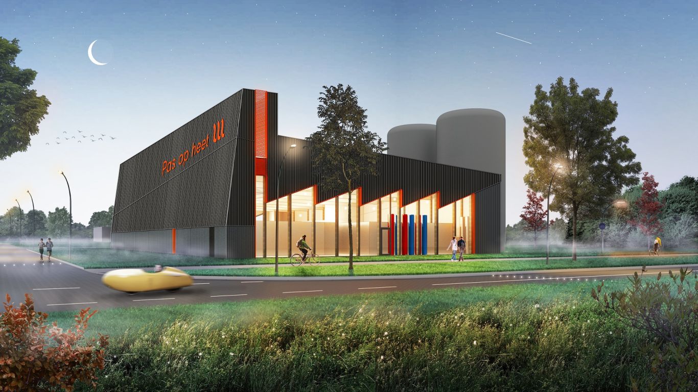 This is how the heat plant on Zernike Campus works