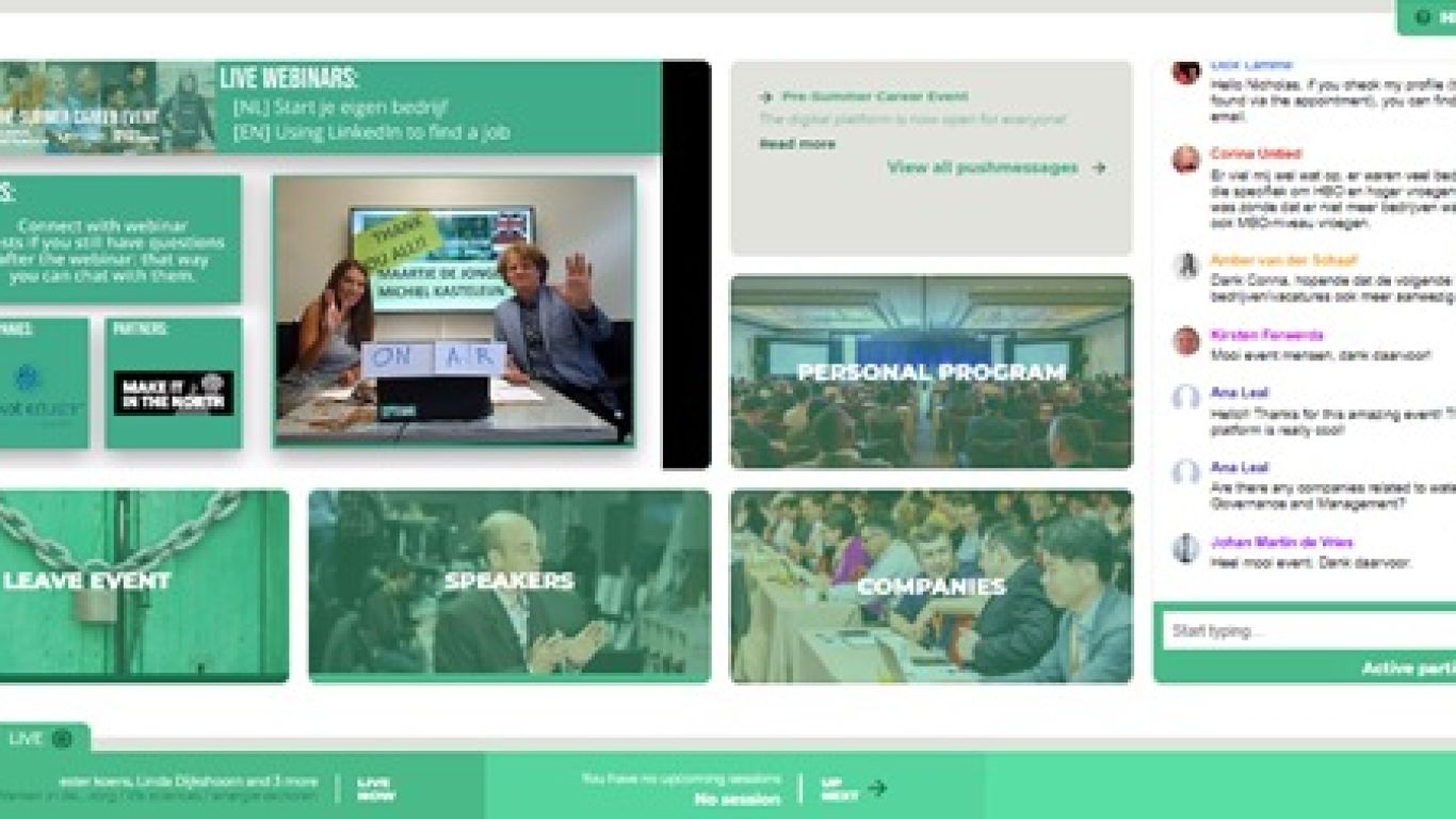 Live sessie Pre Summer Career Event